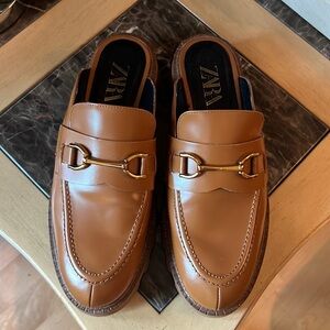 ZARA MULES, like new Size 9-9.5